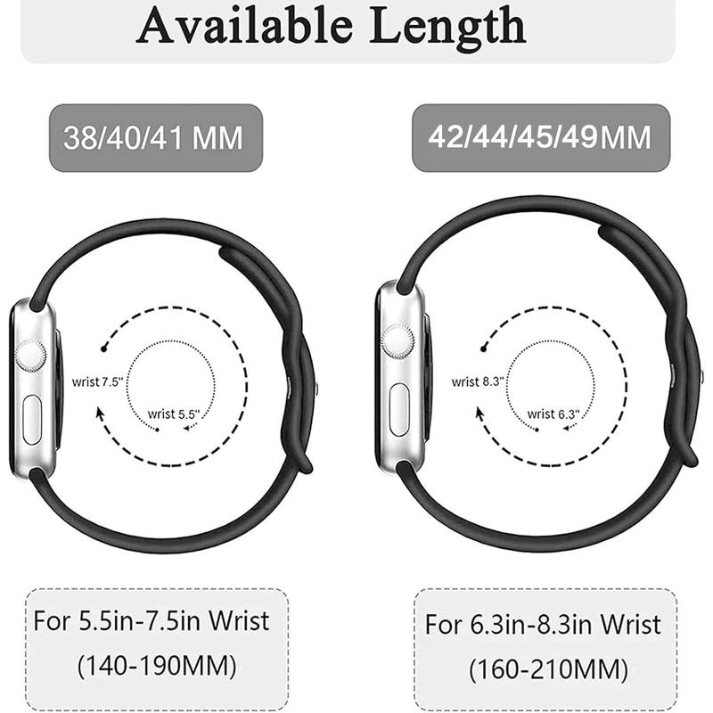 US Warehouse-Cute Strap Compatible with Apple Watch Band 38mm 40mm 41mm 42mm 44mm 45mm 49mm Men Women,Replaceable Soft Silicone Cartoon Sport Wristbands for iWatch Ultra Series 9 8 7 6 5 4 3 2 1 SE Accessories Wearable