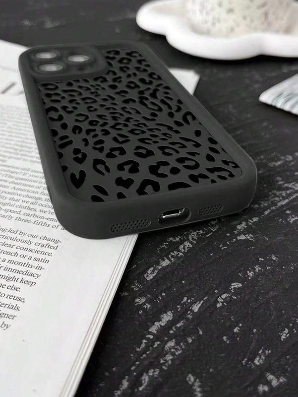 Personality Leopard Texture Phone Case with Anti-Fall Protection for iPhone & Samsung Series - Smartphone, Accessories Protector Cover Protective Screen Protector Cellphone