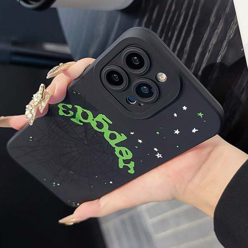 Spider Web Pattern Phone Case, Anti-drop Cellphone Protective Case, Total Protective Shockproof Mobile Phone Cover for iPhone 11 12 13 14 15 16 Pro Max Pro Plus