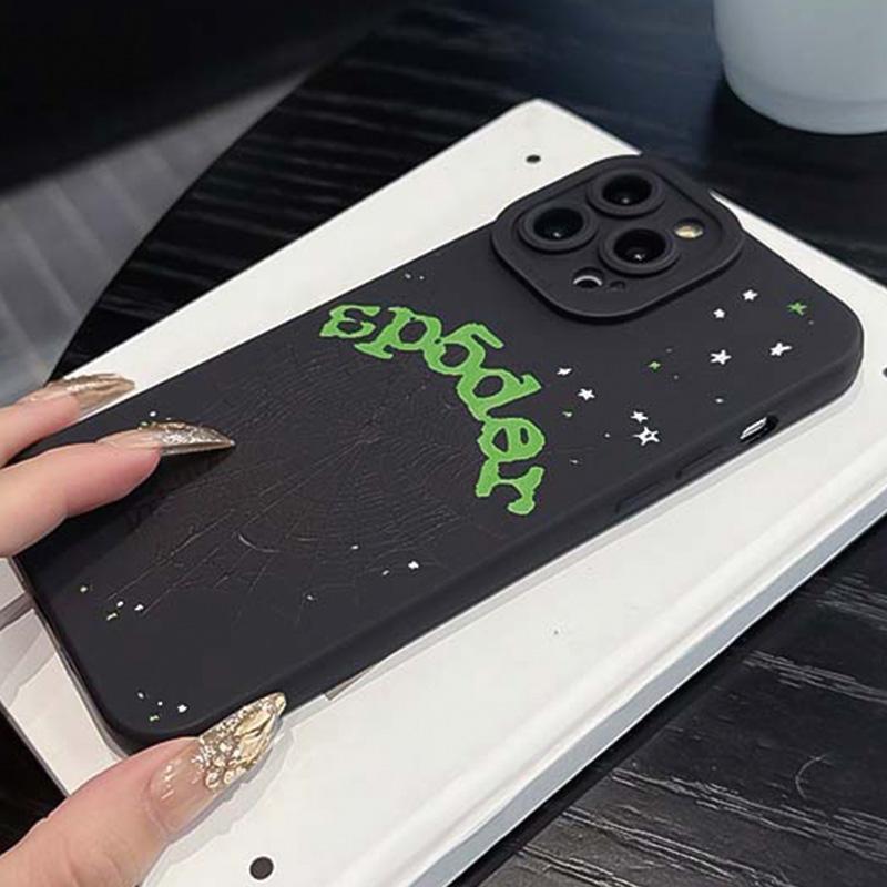 Spider Web Pattern Phone Case, Anti-drop Cellphone Protective Case, Total Protective Shockproof Mobile Phone Cover for iPhone 11 12 13 14 15 16 Pro Max Pro Plus