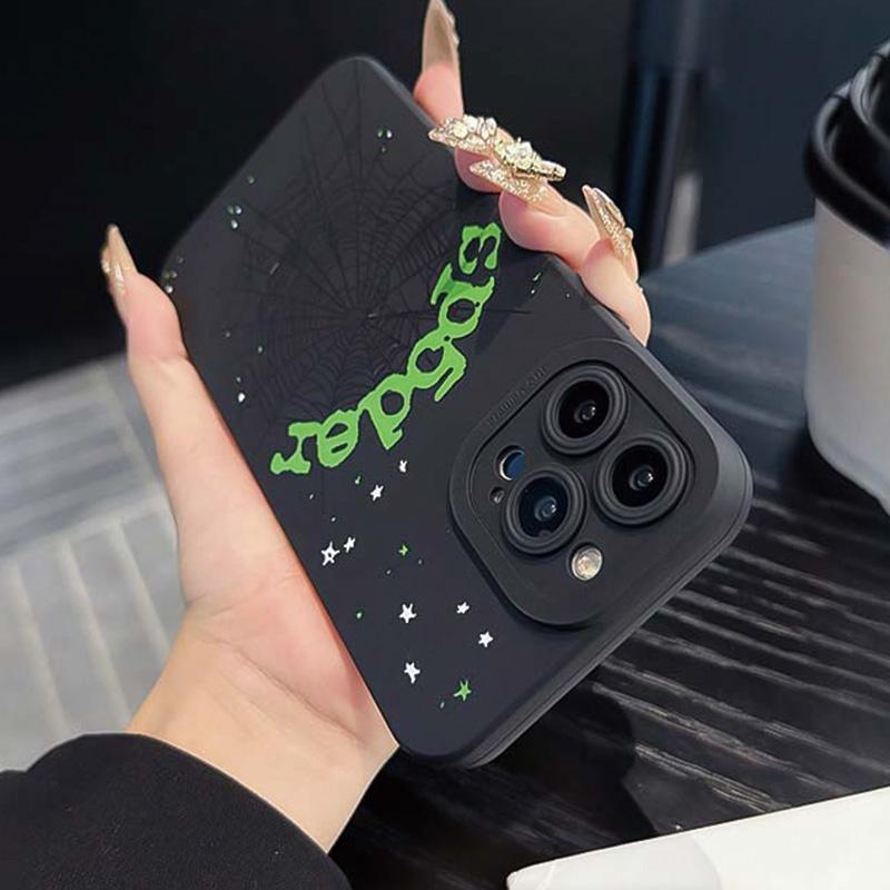 Spider Web Pattern Phone Case, Anti-drop Cellphone Protective Case, Total Protective Shockproof Mobile Phone Cover for iPhone 11 12 13 14 15 16 Pro Max Pro Plus