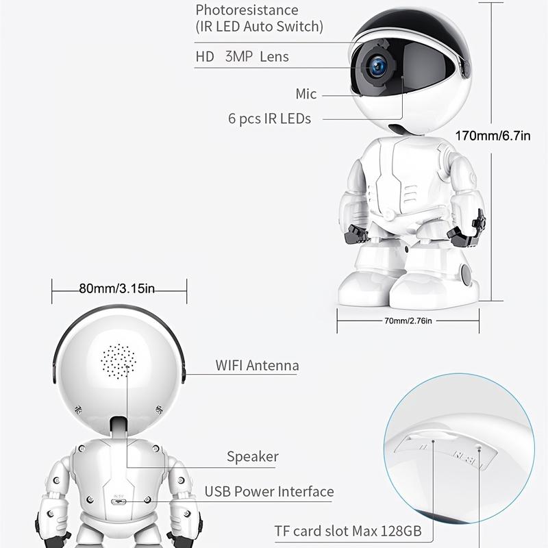 3MP 5G&2.4G WiFi Camera with Motion Detection and Auto Home Security Indoor PTZ