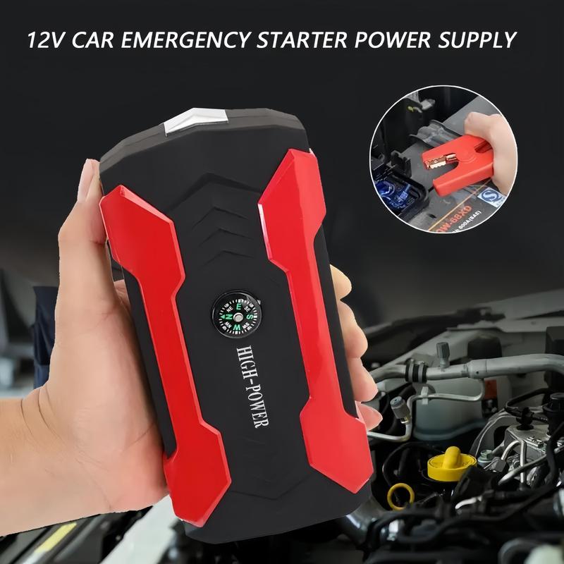 [Black Friday] 99800mAh Supercharged Portable Car Jump Starter - All-in-One Emergency Power Bank For Phones, Cars, Motorcycles & Yachts - Equipped With Flashlight, Compass & SOS Mode For Outdoor Adventures Black Friday,New Year Gifts,Christmas