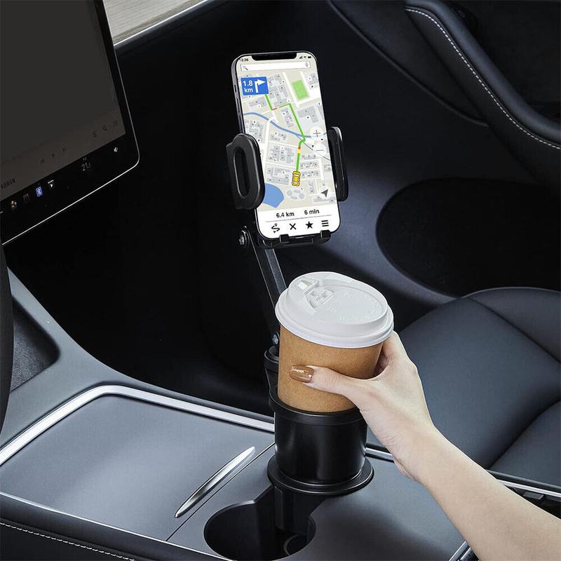 Upgraded Cup Car Phone Holder Expander for Car, Car Cup Holder Phone Mount, Universal Adjustable Gooseneck Cup Holder Cradle Car Mount for Cell Phone iPhone,Samsung,Huawei,LG, Sony, Nokia