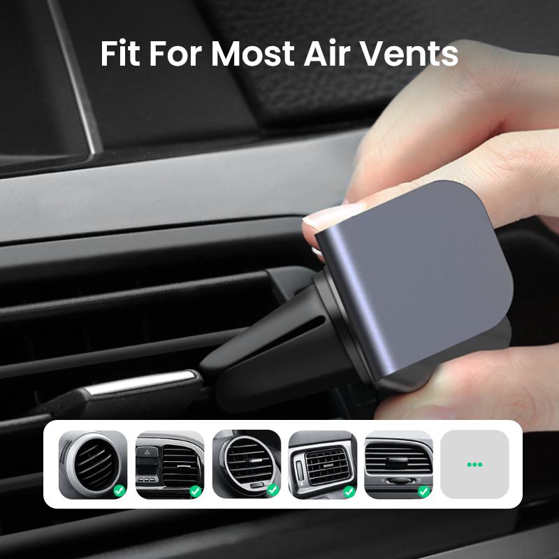 UGREEN Car Vent Phone Mount Air Vent Clip Holder Cell Phone Car Mount Phone Holder Compatible with iPhone 16 15 13 12 Pro Max Mini Plus, iPhone 11 SE XS XR 8 7 6 6S Smartphone Accessories Mobile Stand--Black Friday