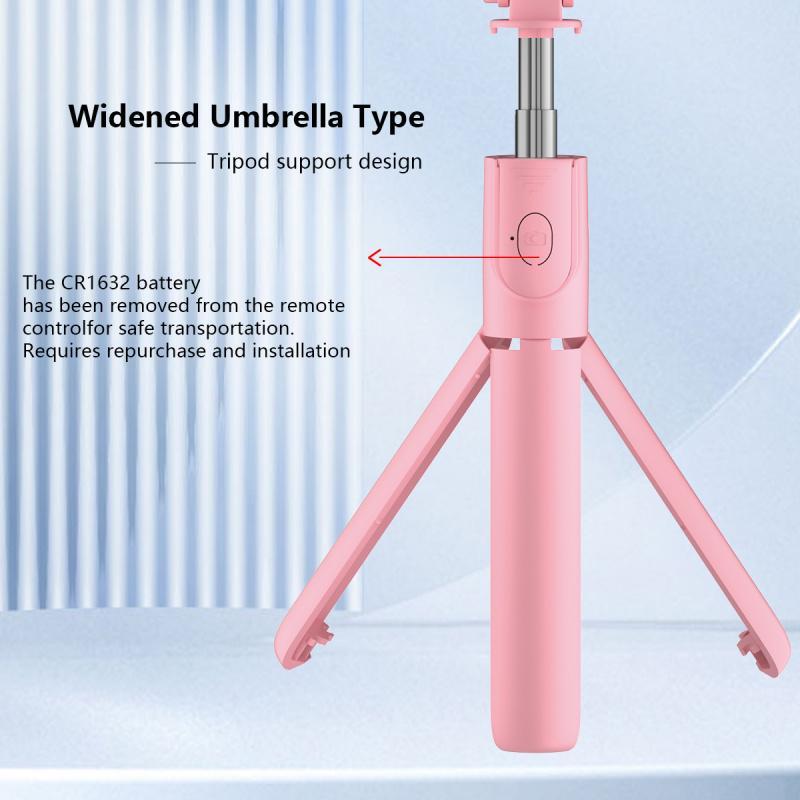 Wireless Selfie Stick Tripod Stand, Extendable Phone Tripod Stand with Remote Control, Phone Accessories for Live Streaming Selfie Photos