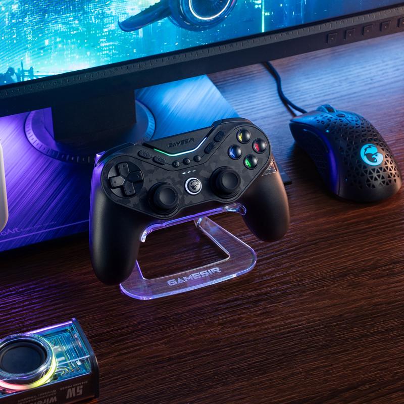 GameSir Tarantula Pro Wireless Controller for PC Switch iOS Android - ABXY Layout Switching, Anti-Drift TMR Sticks, 9 Mappable Buttons, RGB Lighting, 1200mAh