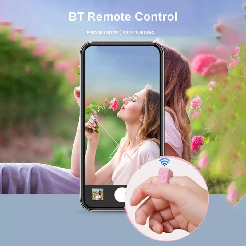 Remote Control for TikTok, Decorative magnets Page Turner for Kindle App, Bluetooth Video Recording Remote, Scrolling Ring for TIKTok, Android