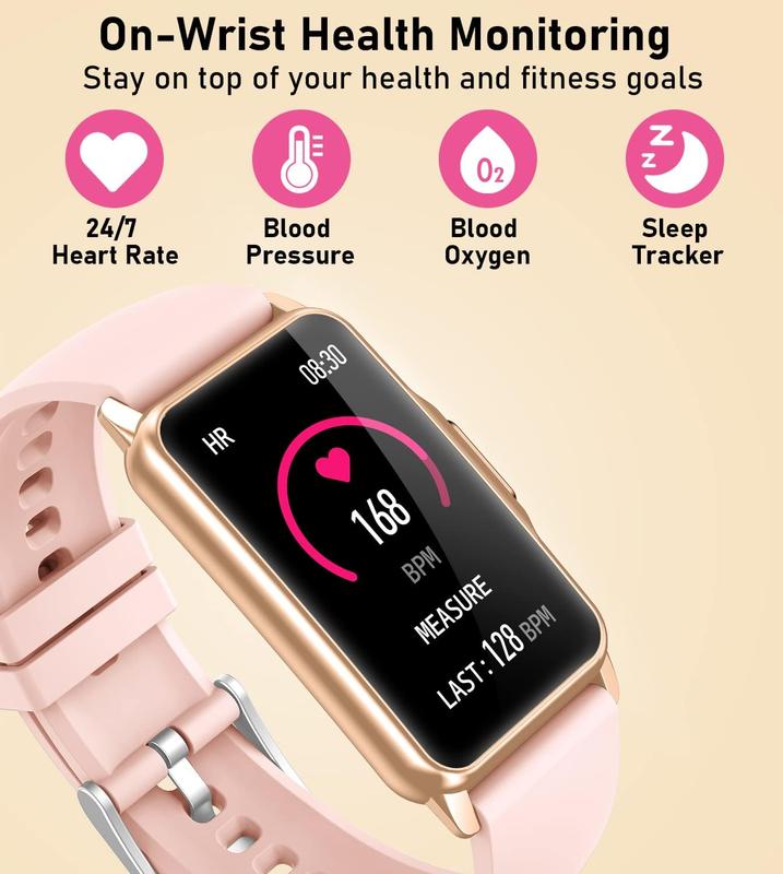 Watch  Fitness  with 24 7 Heart Rate,  Oxygen   Sleep Monitor, 115  Modes, Step Calorie Counter Pedometer IP68  for Android and  Women Men