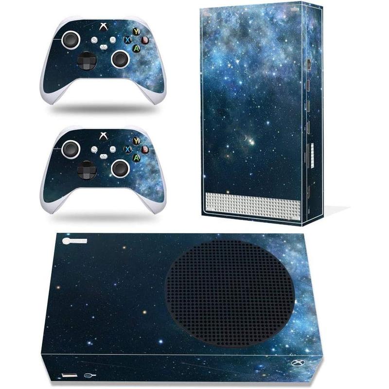 Full-Body Vinyl Skin Decal Wrap Cover for Microsoft Xbox Series S Device - Includes Two Free Controller Stickers - Xbox Sery S Accessories - Gaming Console Protection