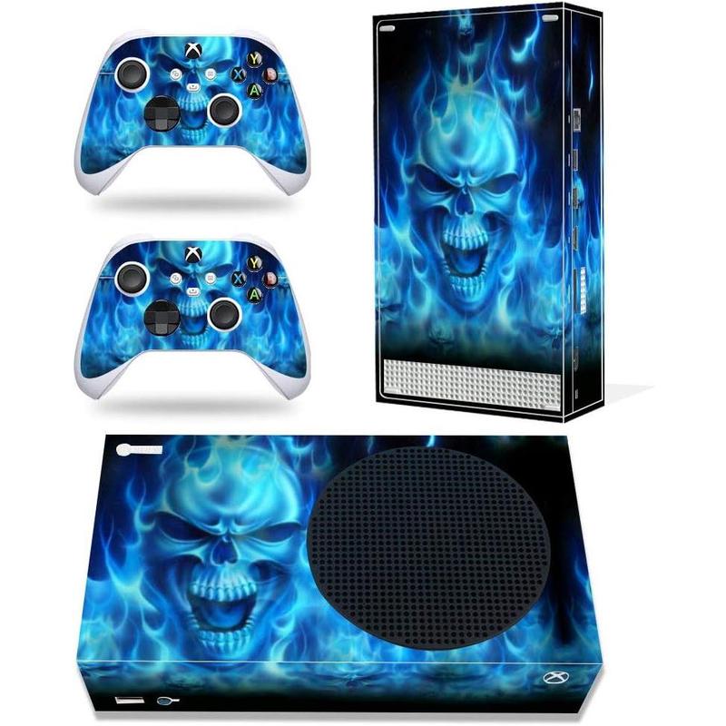 Full-Body Vinyl Skin Decal Wrap Cover for Microsoft Xbox Series S Device - Includes Two Free Controller Stickers - Xbox Sery S Accessories - Gaming Console Protection