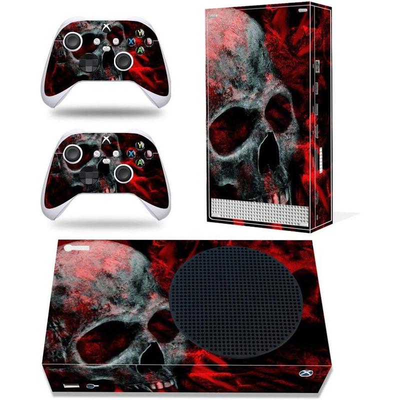 Full-Body Vinyl Skin Decal Wrap Cover for Microsoft Xbox Series S Device - Includes Two Free Controller Stickers - Xbox Sery S Accessories - Gaming Console Protection