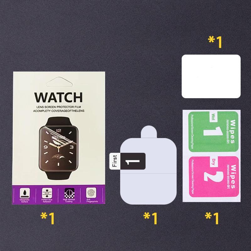 Full Screen TPU Watch Film, 1 Count Watch Screen Protector, Wearable Accessories Compatible with Apple Watch S9 S10 S8 S7 S6 Series