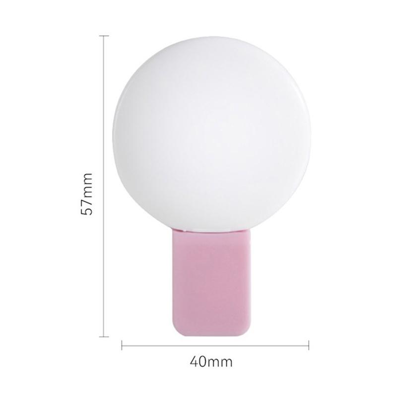 Mini Selfie Ring Light LED Flash Phone Lens Light USB Rechargeable Clip Mobile Mobile Phone Fill Lamp Selfie Lights