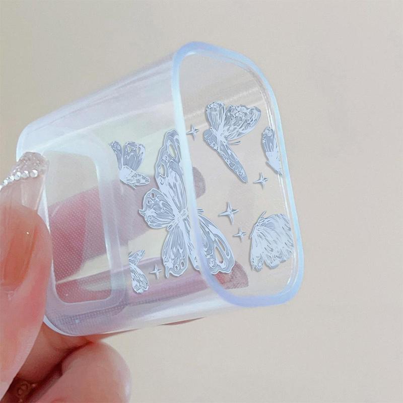 Rhinestone Butterfly Pattern Charger Protector, Charger Protective Case, Charger Protective Cover for 20W iPhone Fast Charger