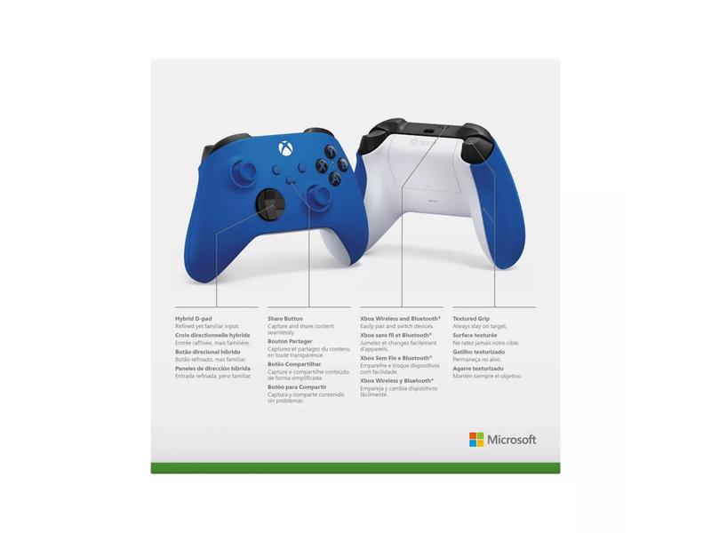 Microsoft Xbox Wireless Controller - Shock Blue Accessories Android Bluetooth Console Button