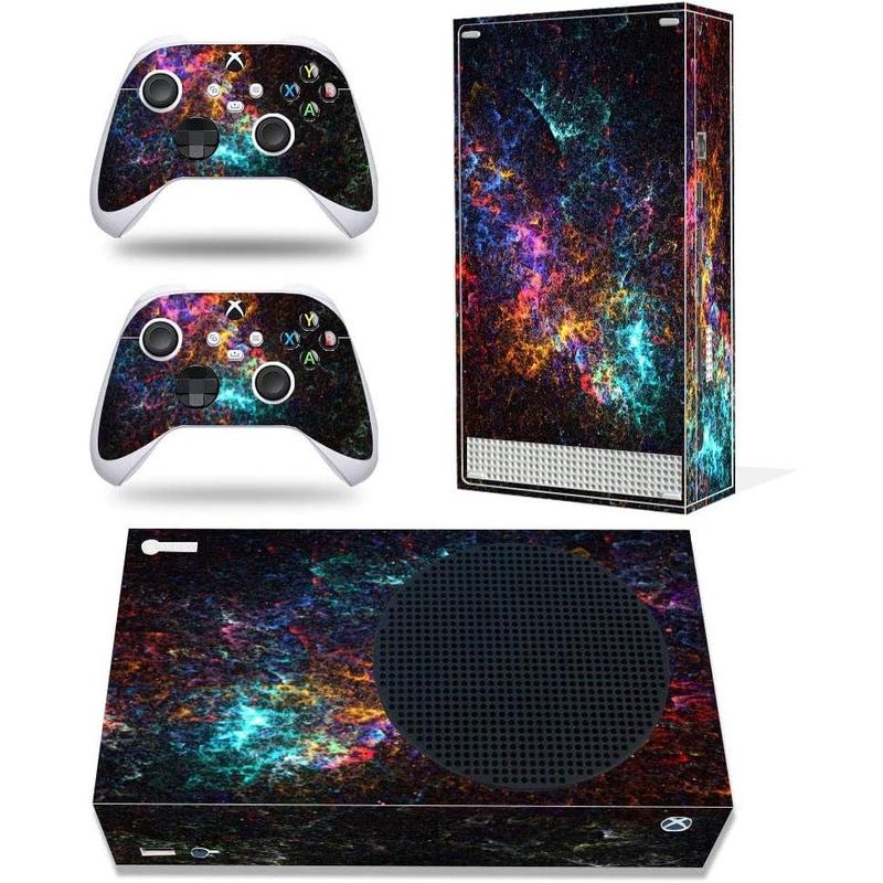 Full-Body Vinyl Skin Decal Wrap Cover for Microsoft Xbox Series S Device - Includes Two Free Controller Stickers - Xbox Sery S Accessories - Gaming Console Protection