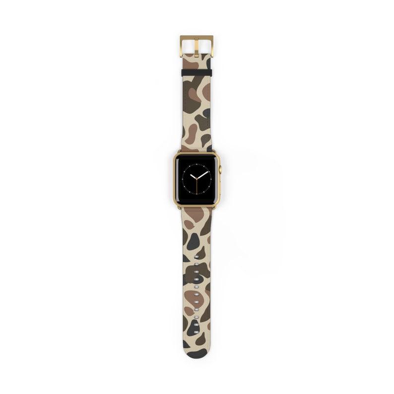 Camo Hunting Apple Watch Band Old School Waterfowl Watch Strap Deer Duck 38mm-45mm Series 3-9 SE Woodland Camo band Turkey Hunting Camo band