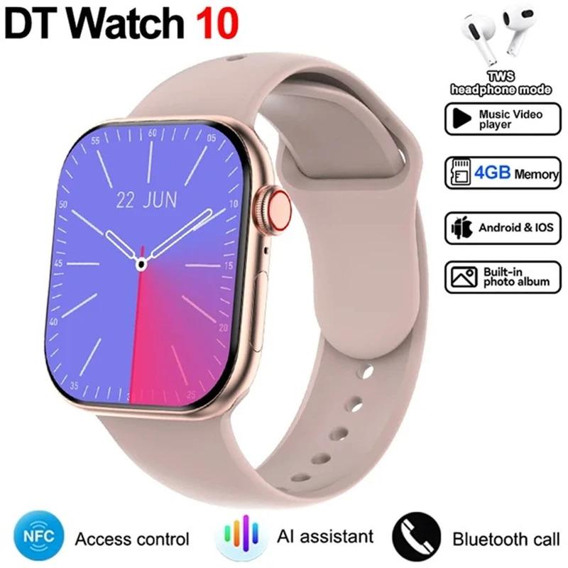 2024 New For Apple Watch 10 Smart Watch 4G Memory Music Video Bluetooth Call Waterproof Smartwatch For Android IOS TWS Earphones