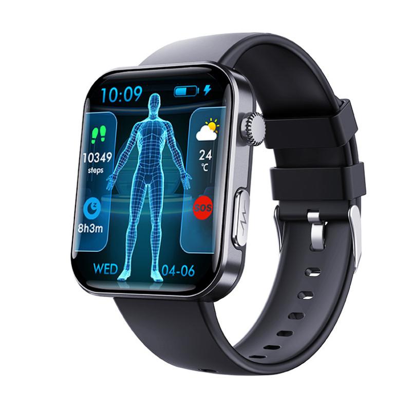 ECG Monitoring Blood Sugar Monitor Sport Bracelet Bluetooth Talking Watch Siri Voice Smart Watch Multi Sport Mode Blood Oxygen Smart Bracelet outdoor smart