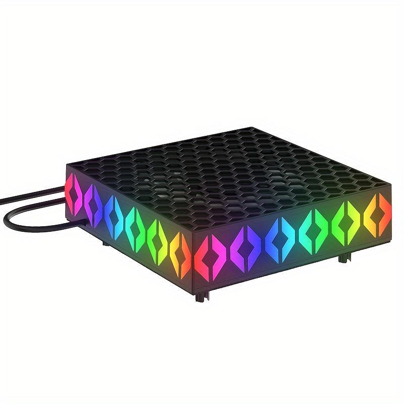 Cooling Fan with RGB Light & Headphone Hanging Storage Bracket, 1 Count Console Cooling Fan, Game Accessories for Xbox Series X Console