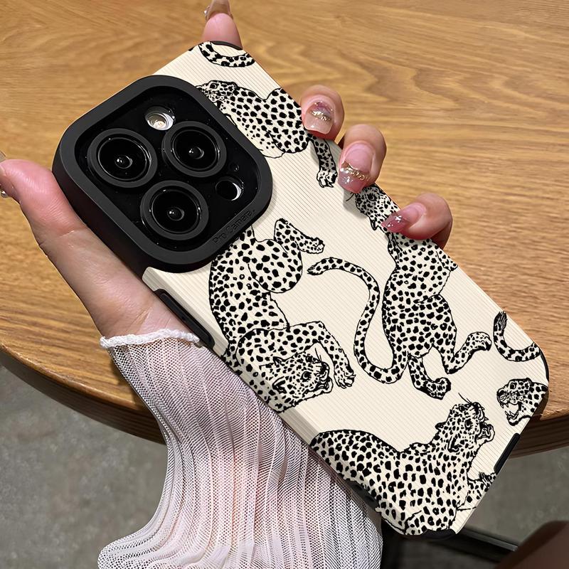 Creative Pattern Smartphone Case, Anti-fall Cellphone Protector Cover, Shockproof Cellphone Protective Case, Smartphone Accessories Compatible with iPhone 15 14 13 12 11 Series