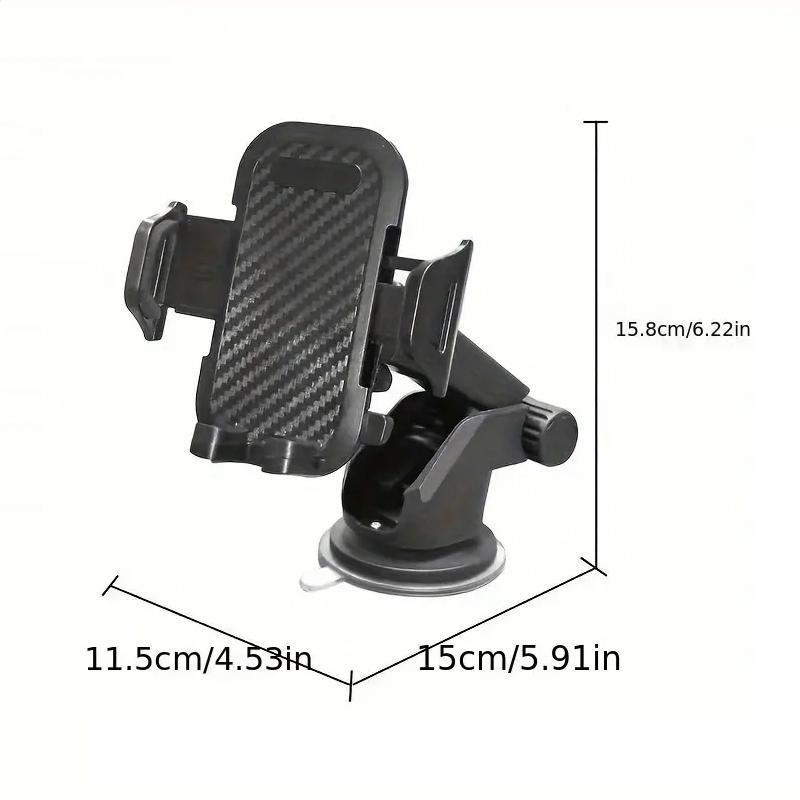 Suction Cup Car Phone Holder, Dashboard Mobile Holder, Car Phone Stand, Phone Holder for Car Compatible with Samsung Galaxy iPhone Vivo Mi Oneplus & Other Smart Mobile Phones