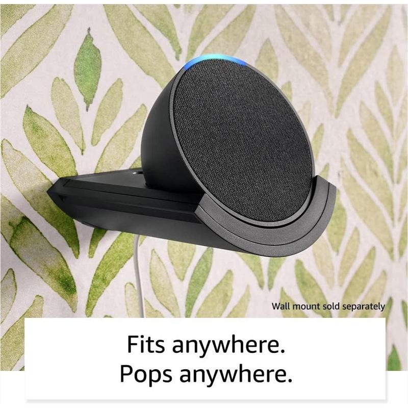  Echo Pop (newest model), Our smallest Alexa speaker, Fits in any room, Lavender Bloom Audio Bluetooth