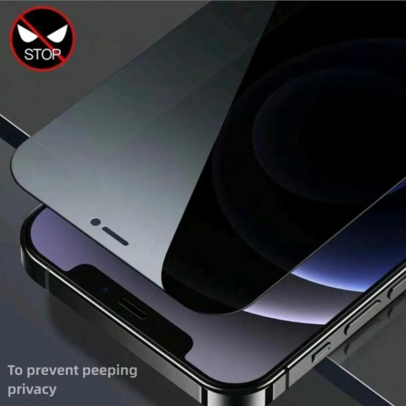 Anti-spy Tempered Glass Screen Protector for Summer, 3 Counts HD Privacy Phone Screen Protectors Protective Film, Phone Screen Glass Film Compatible With iPhone 6 7 8 XR 11 12 13 14 15 Pro Max 15 Plus 16 Series