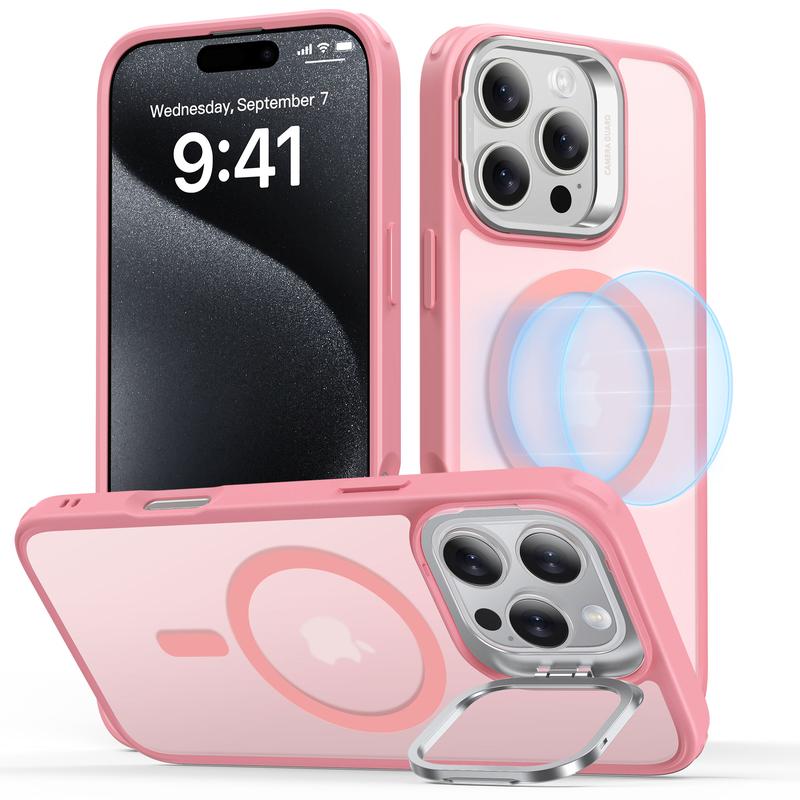 ESR for iPhone 16 15 14 13 Case, Compatible with MagSafe, Built-in Camera Ring Stand, Military-Grade Protection Cover for iPhone 14 , Magnetic Phone Case for iPhone 13 , Classic Series