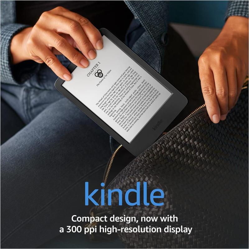  Kindle, Lightweight Mini Kindle with Extended Battery Life, Adjustable Front Light, 16GB Storage, Black