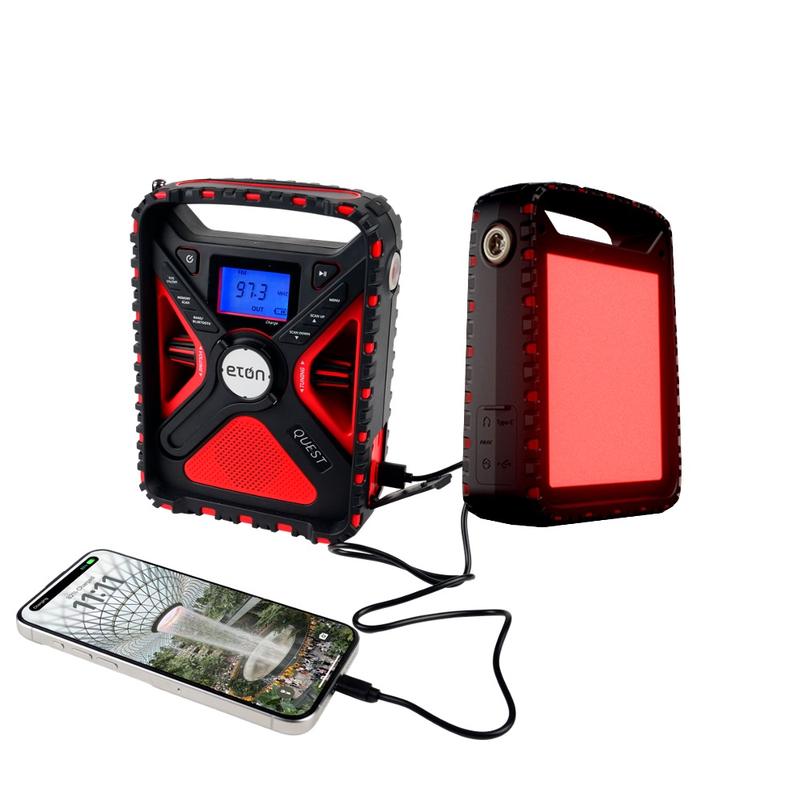 Quest | Solar Powered NOAA Weather Radio & Emergency Flashlight