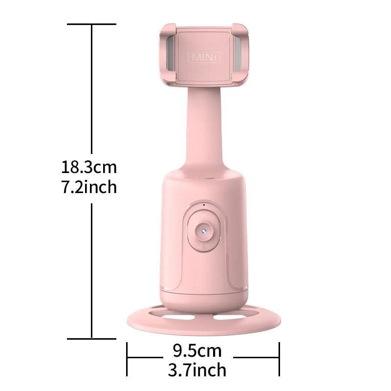 360° Rotatable Auto Face Tracking Gimbal Stabilizer Tripod, Handheld Video Recording Tool for Summer, Anti-shaking Phone Stabilizer, Vlogging Equipment for Phone