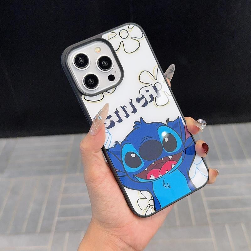 DISNEY Cute Cartoon Pattern Phone Case, Decorative Phone Protector Cover, Phone Accessories Compatible with iPhone