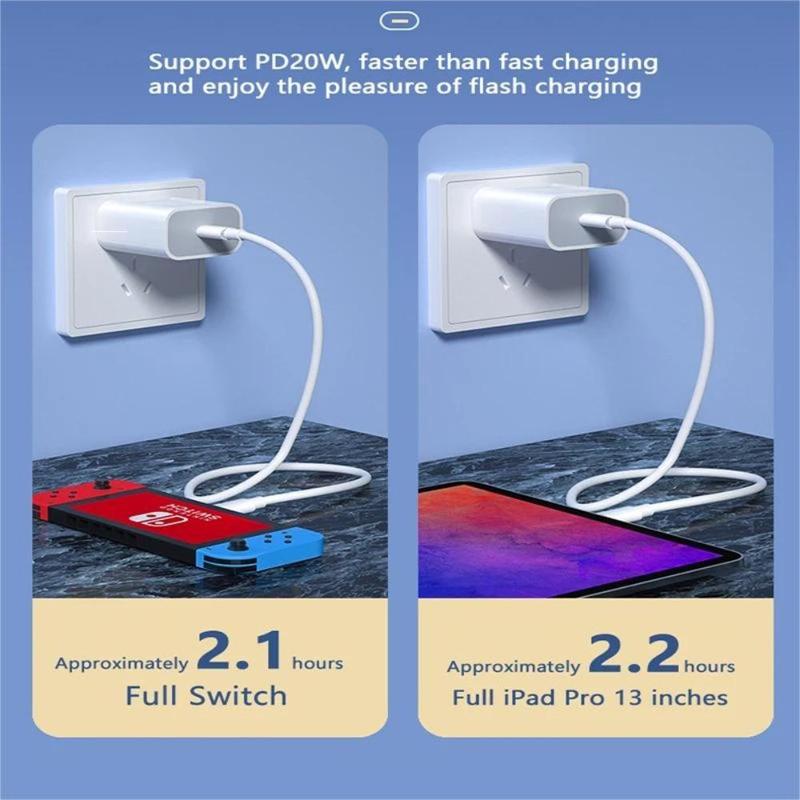 PD 20W Type C Data Cable, 1 Count 100W Fast Charging Type C Charger Cable, Dual-head Type C Charging Cable for iPhone 15 & Android