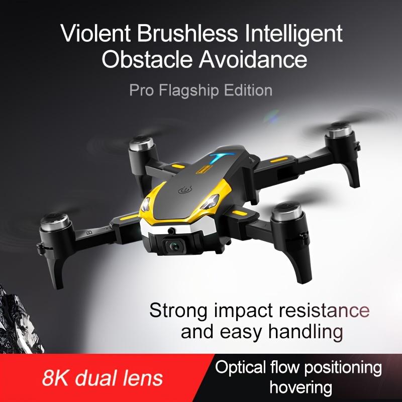 4K HD Two Camera Brushless Drone - Intelligent Obstacle Avoidance,, Auto Return, One-Touch Take-Off Landing, 360° Beauty Mode, 2 Rechargeable Batteries, Carrying Case, Wi-Fi Connectivity, And Battery Powered