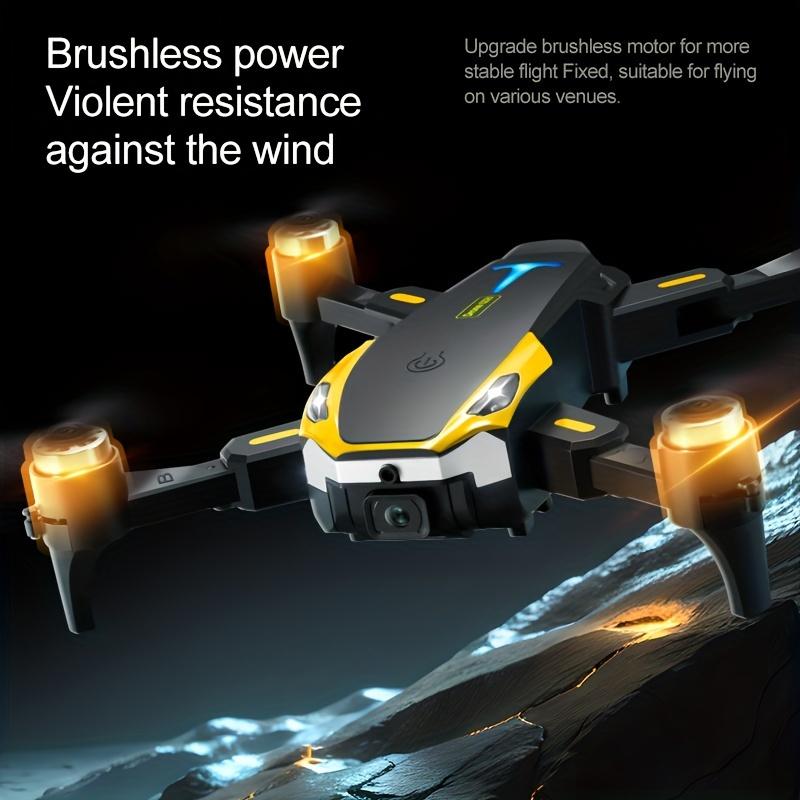 4K HD Two Camera Brushless Drone - Intelligent Obstacle Avoidance,, Auto Return, One-Touch Take-Off Landing, 360° Beauty Mode, 2 Rechargeable Batteries, Carrying Case, Wi-Fi Connectivity, And Battery Powered