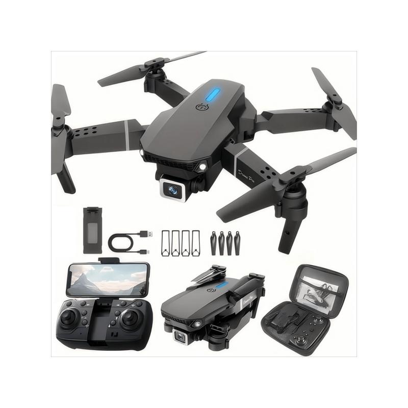 Drone With Camera For Adults, 1080p HD Foldable Drone With Stable Hover, 60° Flips, 3-Gear Speeds, One Key Take Off Land, Toys Gifts, Beginner For Christmas Gifts