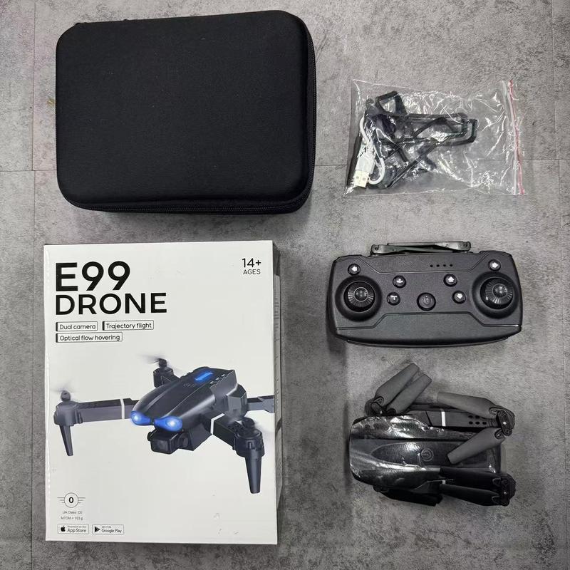 E99 Professional Entry-Level Drone, Dual Camera FPV WiFi, High Altitude Hovering, Outdoor Party Overhead Shot, Beginner Gift