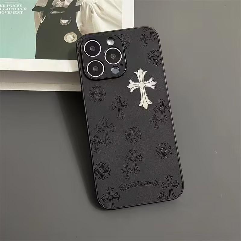 Trendy brand personalized anti drop laser cross phone case,iphone 11 12 13 14 15pro promax phone cover