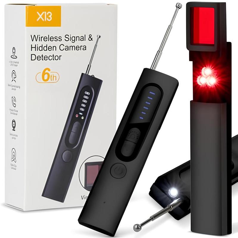 X13 Wireless Signal & Hidden Camera Detector, GPS Car Positioning Scanner, Anti-spy Camera Detector, Portable Smart Signal Detector