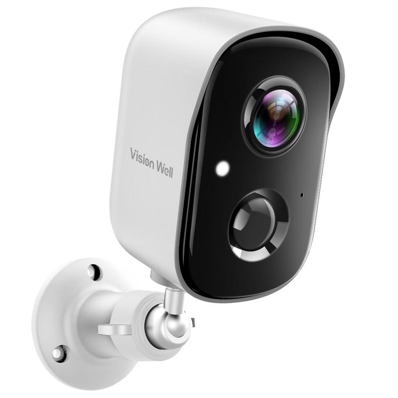 Vision Well Wireless Cameras for Home Outdoor Security, 1080P HD WiFi Security with Spotlight and Two-Way Audio