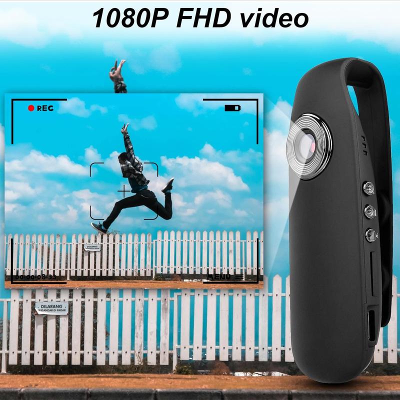 Mini Boby Camera,1080P HD Motion Detection,Portable Body Camera with Video Recording, Wearable for Daily Recording, Law Enforcement and Security Personnel, Sports Recording