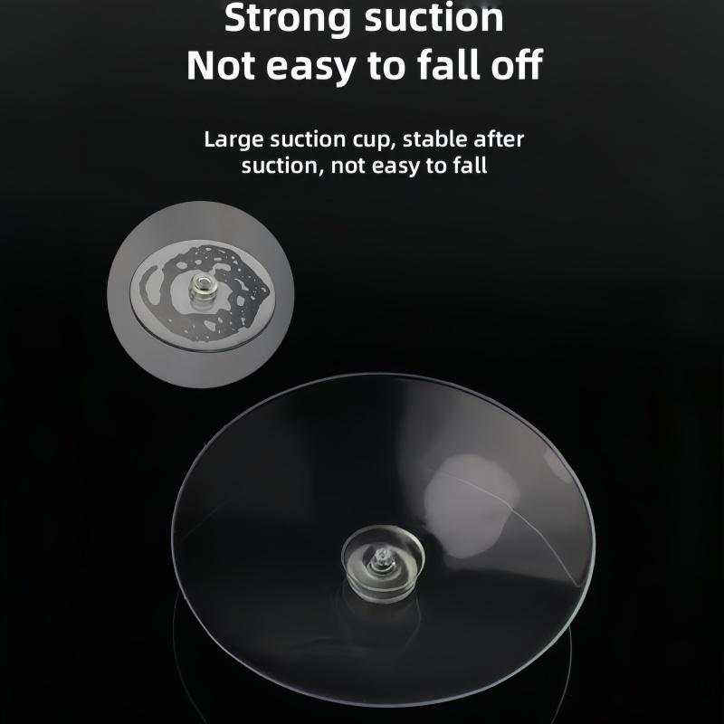 Waterproof Speaker, Portable Suction Cup Speaker with LED Light, Rechargeable Bluetooth-compatible Speaker for Home, Bathroom, Outdoor