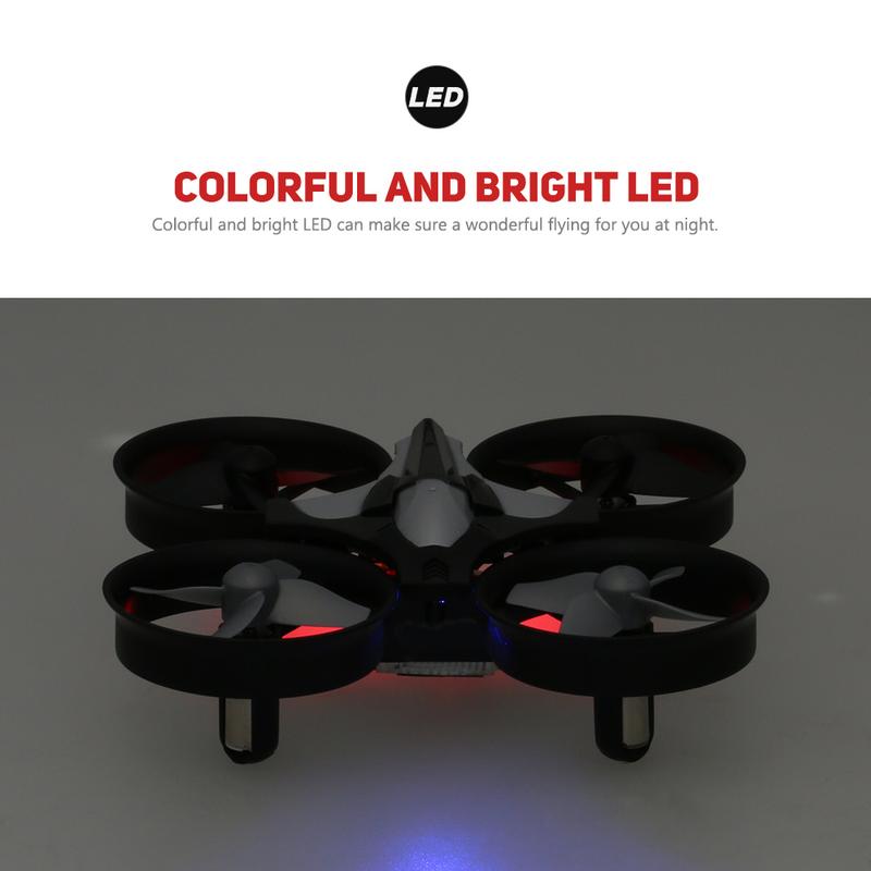 2.4G 4CH 6-Axis Gyro RC Quadcopter RTF UFO Anti-crush Drone with Headless Mode One Key Return 3D Flip Speed Switch