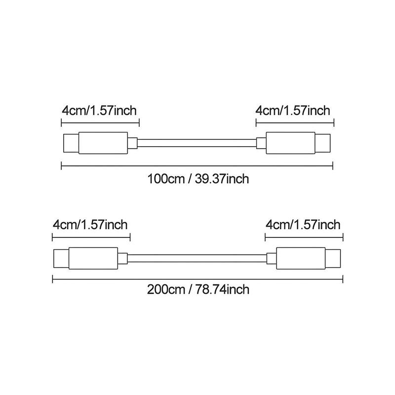 100W Type-C to Type-C Digital Display Fast Charging Data Cable, Nylon Braided Cable, Mobile Phone Accessories for iPhone 15 Pro Max Samsung S22 S21 Ultra