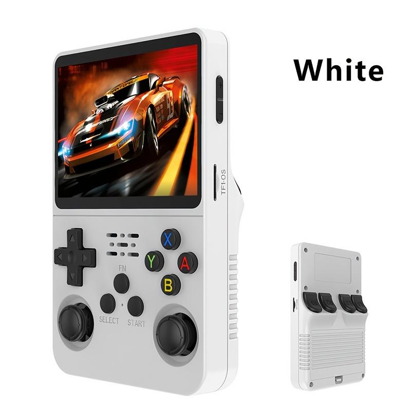 Retro Game Console with 32G Built-in 10000+ Games, 3.5 inch IPS OCA Full Fit Color Screen Handheld Game Console, Portable Gaming Console,Game Peripherals