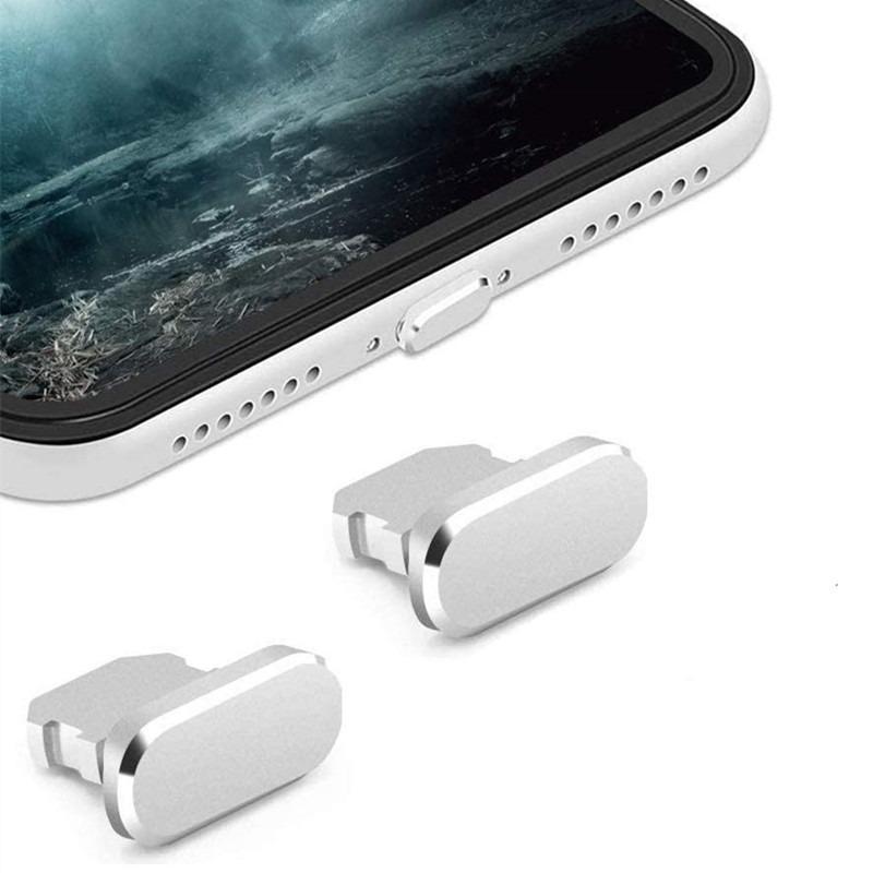 Aluminum Alloy Anti-dust Plug Kit, Anti-dust Plug Kit for iPhone Phone, Pad, Earphones, iPad, AirPods Charging Ports