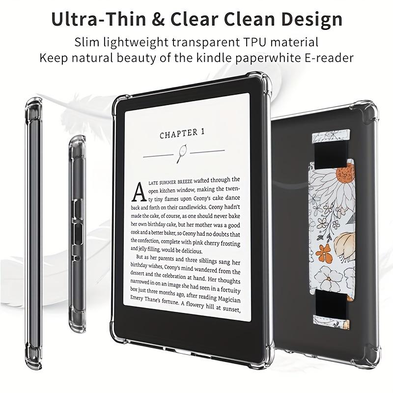 6.8 New Kindle Paperwhite 11th Generation 2021 and Signature Version TPU Back Cover Transparent Protective Cover, Ultra-Thin Lightweight Transparent Transparent TPU Soft Skin Clear Printing Pattern-7