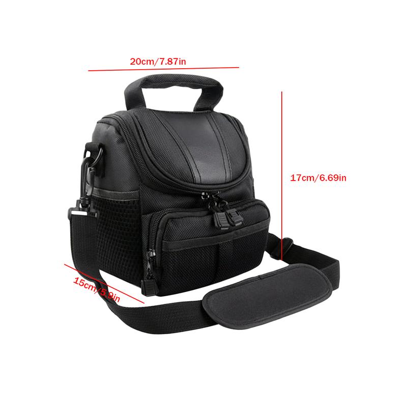 DSLR Camera Bag Waterproof Camera Case Shoulder Bag for Canon EOS 4000D 2000D 750D Nikon D40 P600 D3100 D3300 D7100 Sony RX10M3